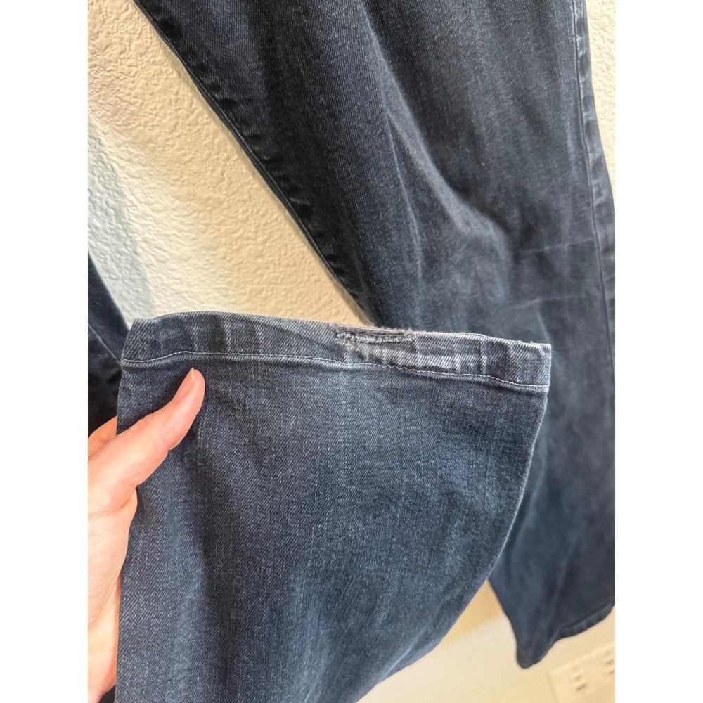 John Varvatos Jeans Mens 34 Black Slim Straight Fit Denim Pants Western - Picture 7 of 12